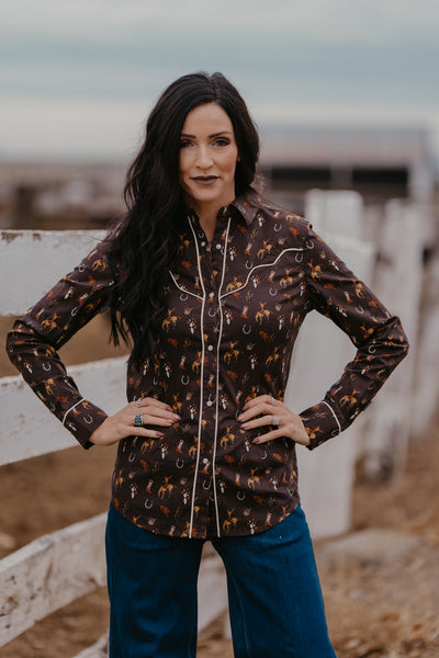 Giddy Up Pearl Snap Top