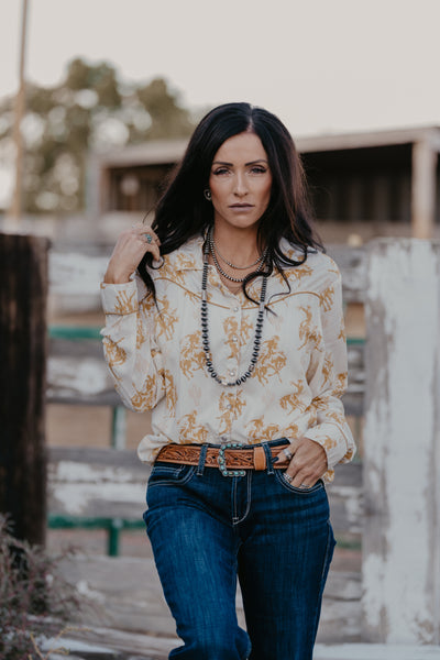 Dutton Horse Blouse