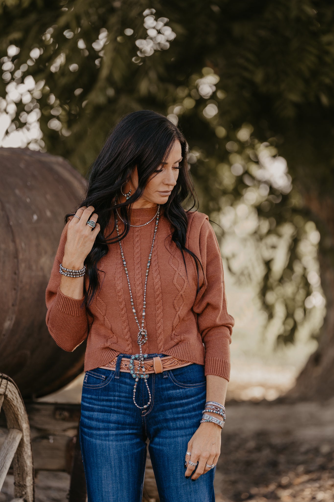 Benke Cable Knit Sweater