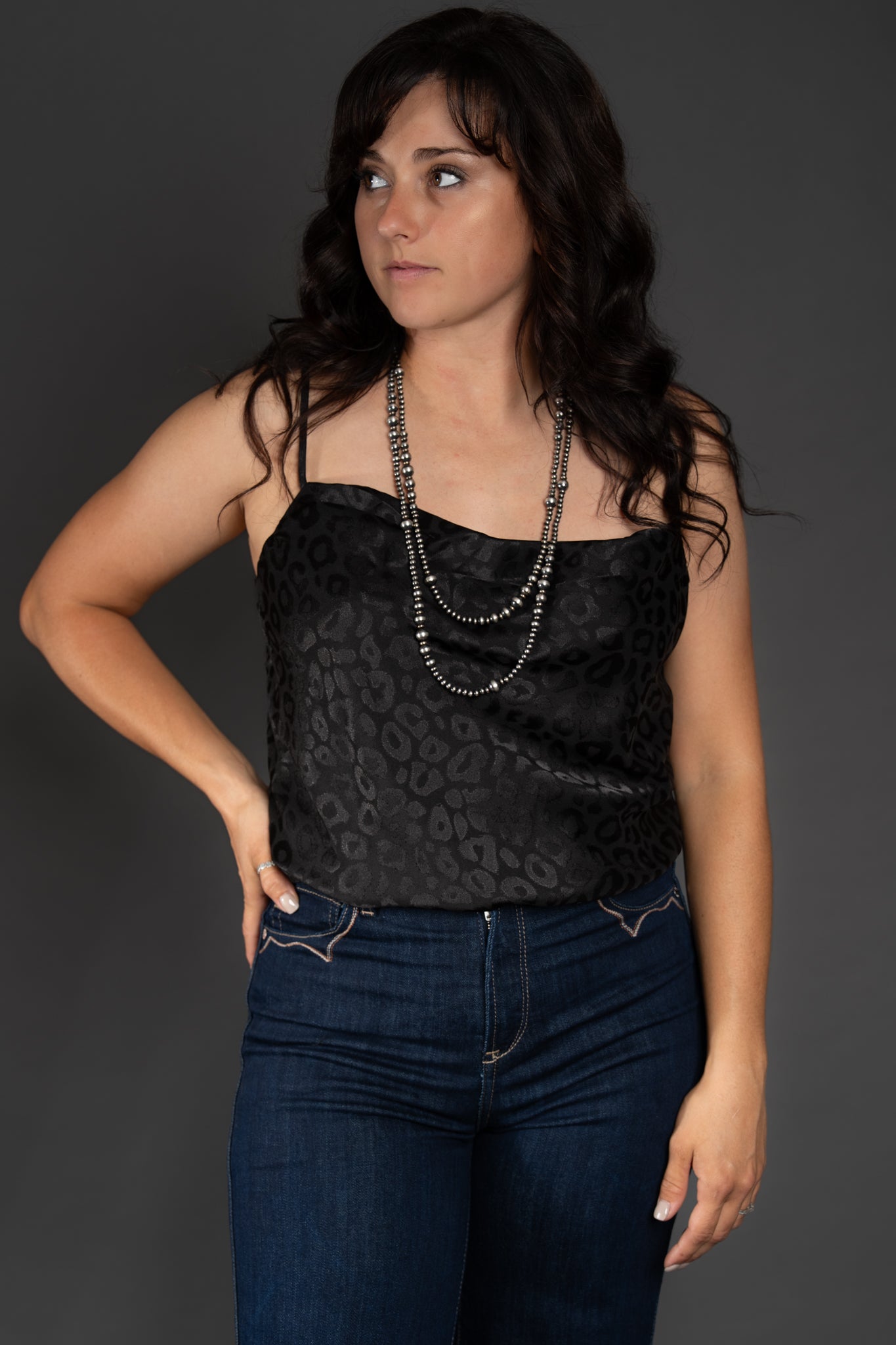 The Lexi Body Suit - Black Leopard