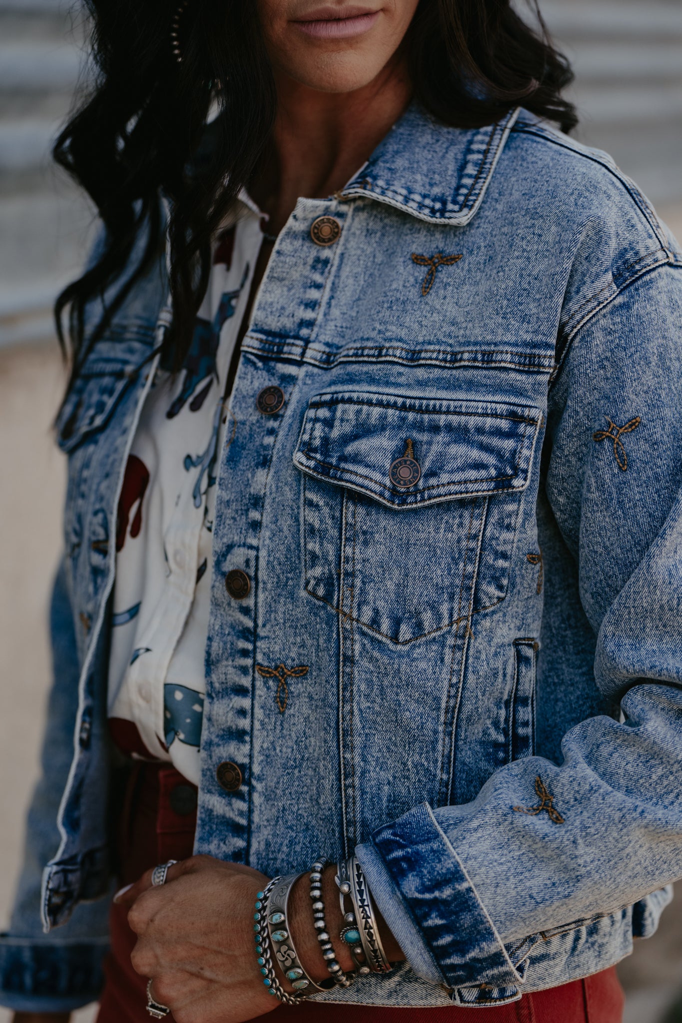 Denim Stitch Jacket