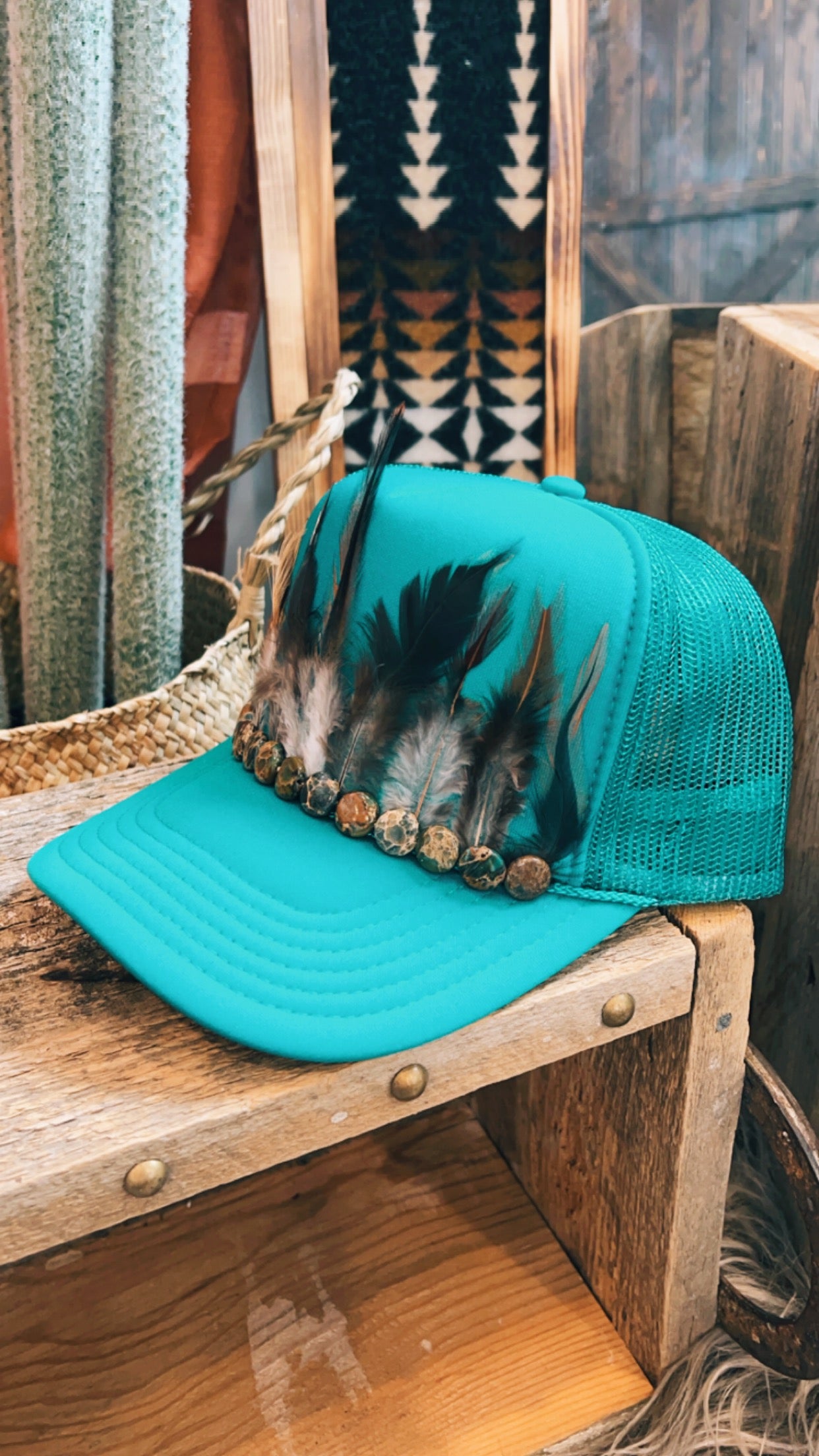 Prineville Trucker Hat - Turquoise