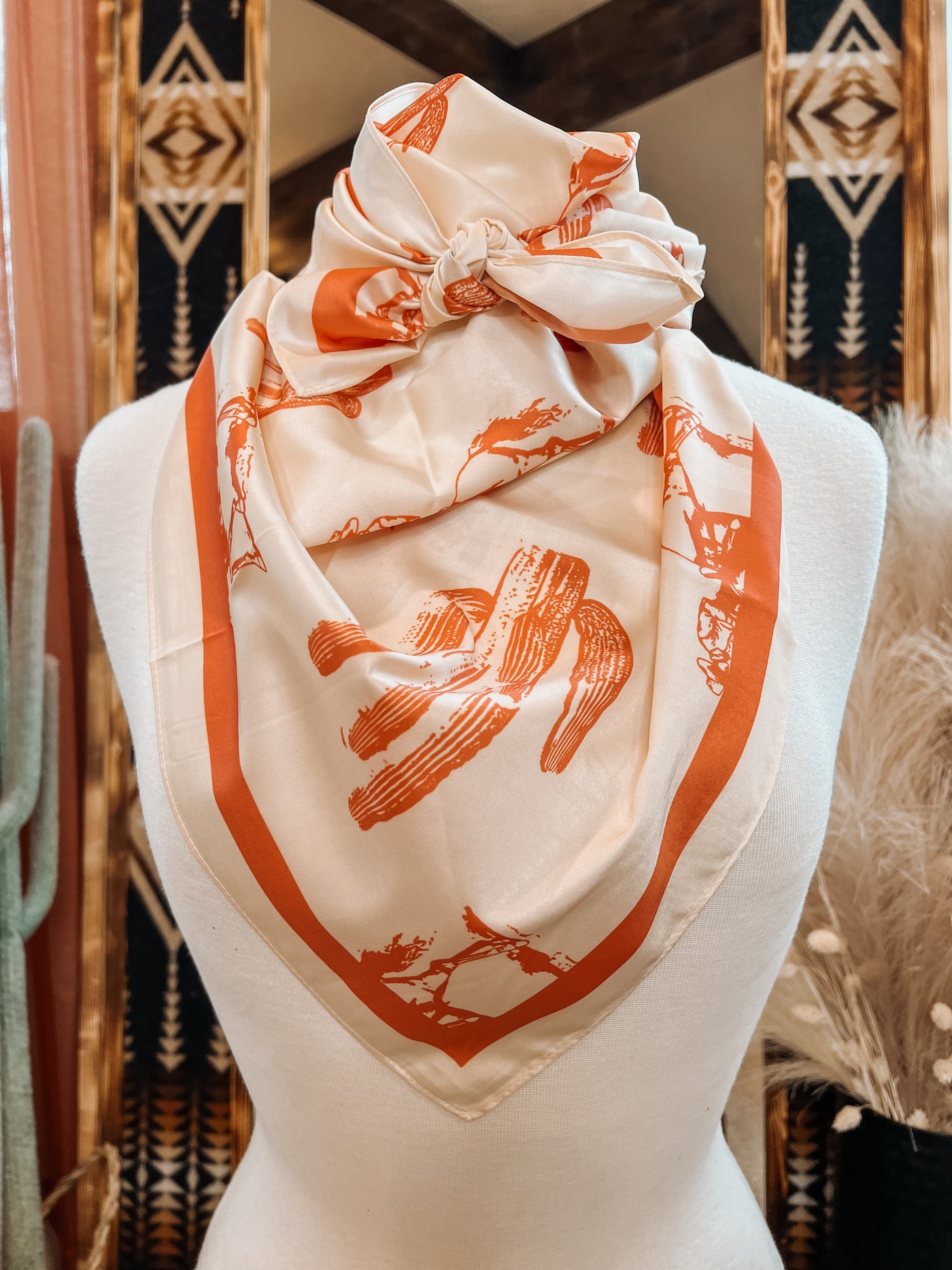 Large Wild Rags - Saguaro Cowboy – Triangle T Boutique