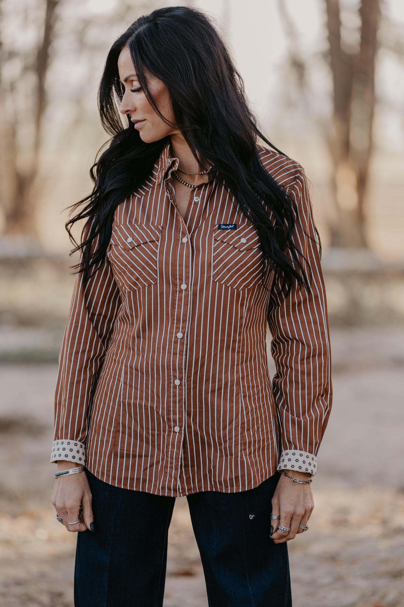 Ridley Pearl Snap Top