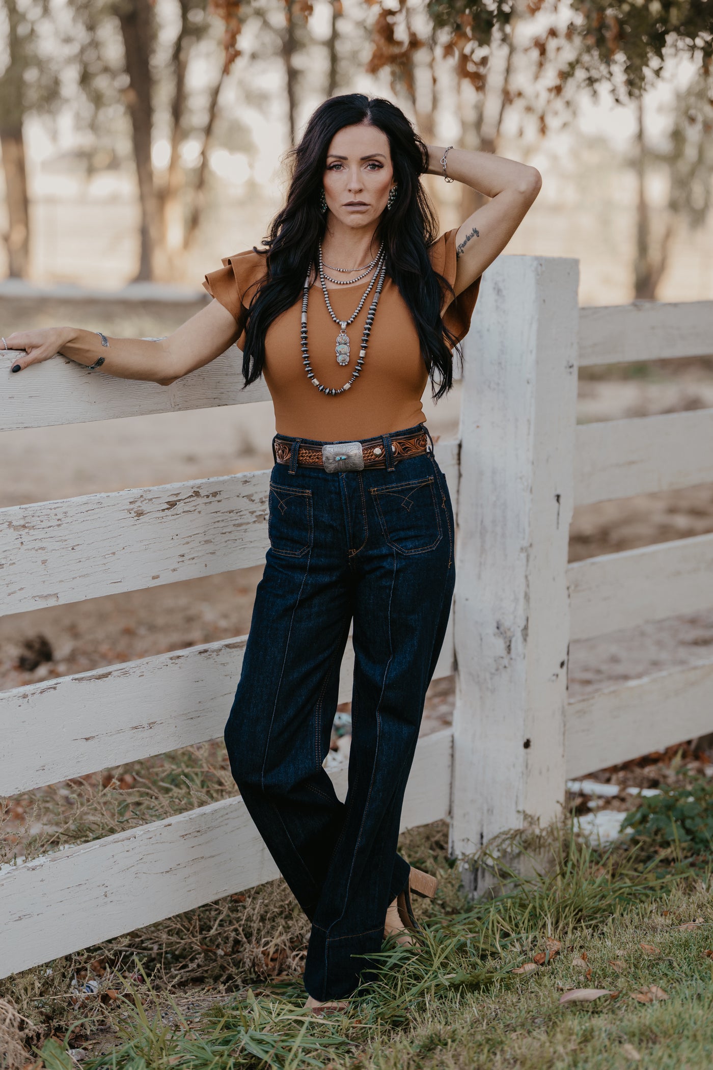 The Jennings Body Suit - Caramel