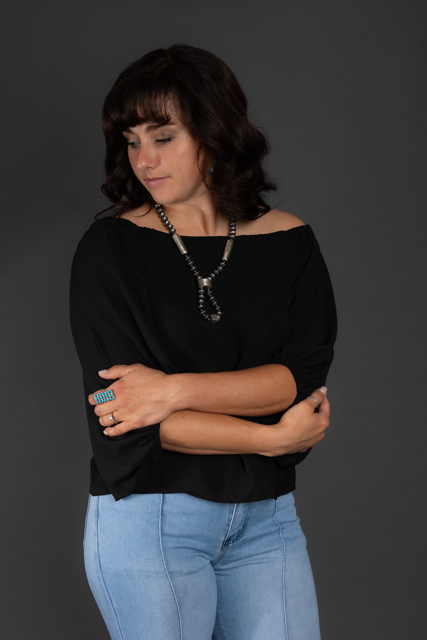 The Aldean Blouse - Black