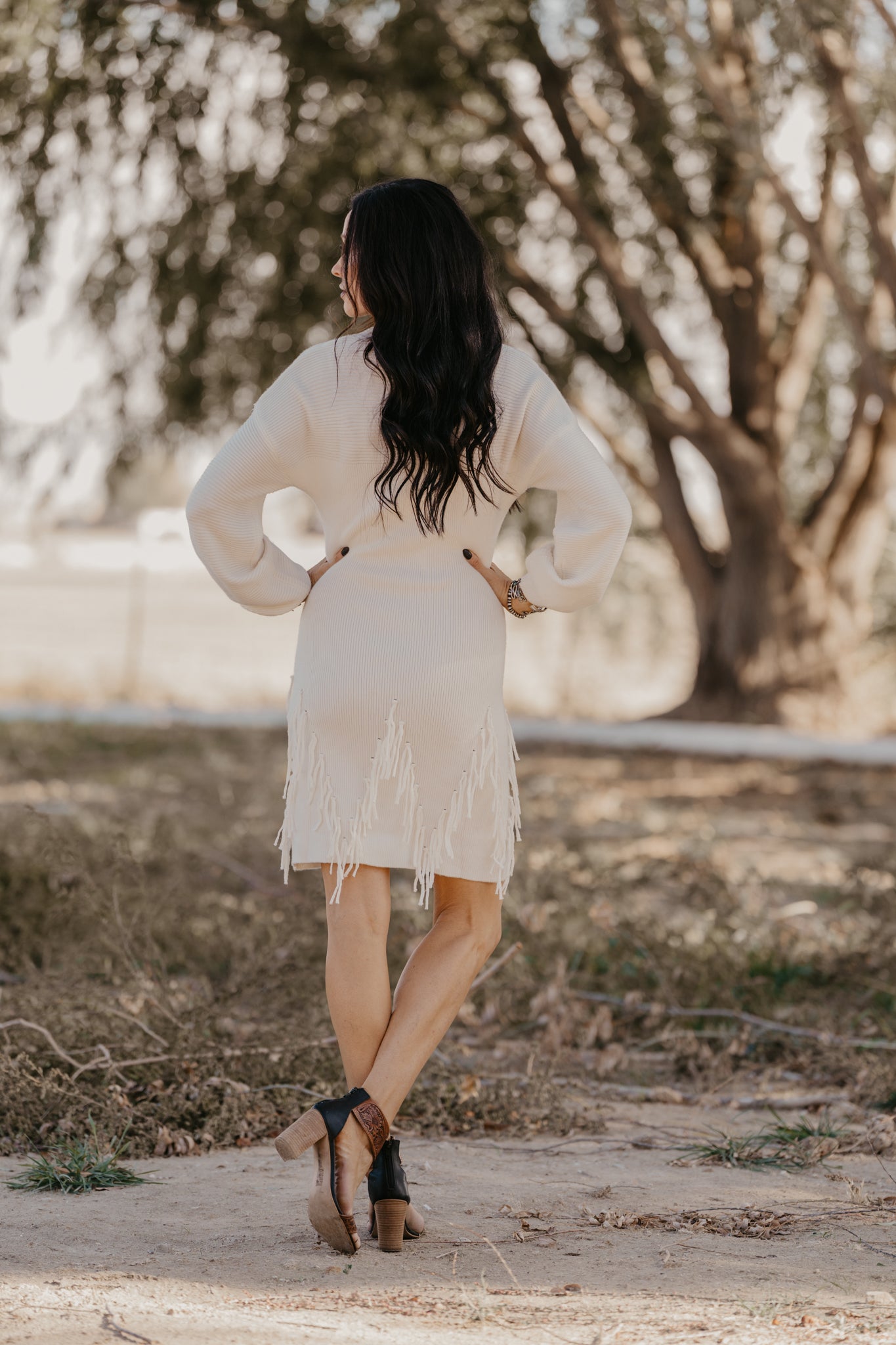 Holly Sweater Dress - Off White