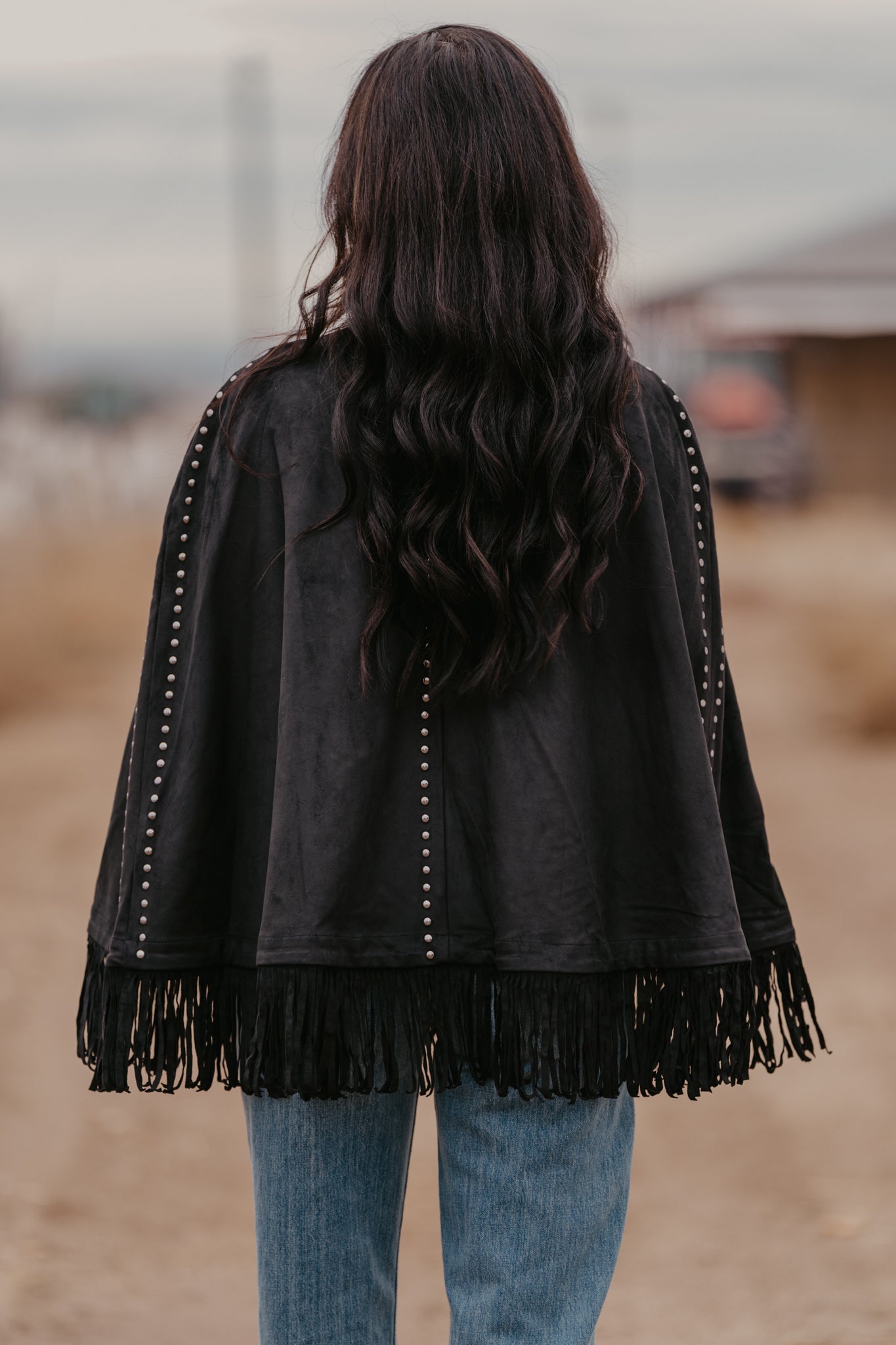Cara Embroidered Cape