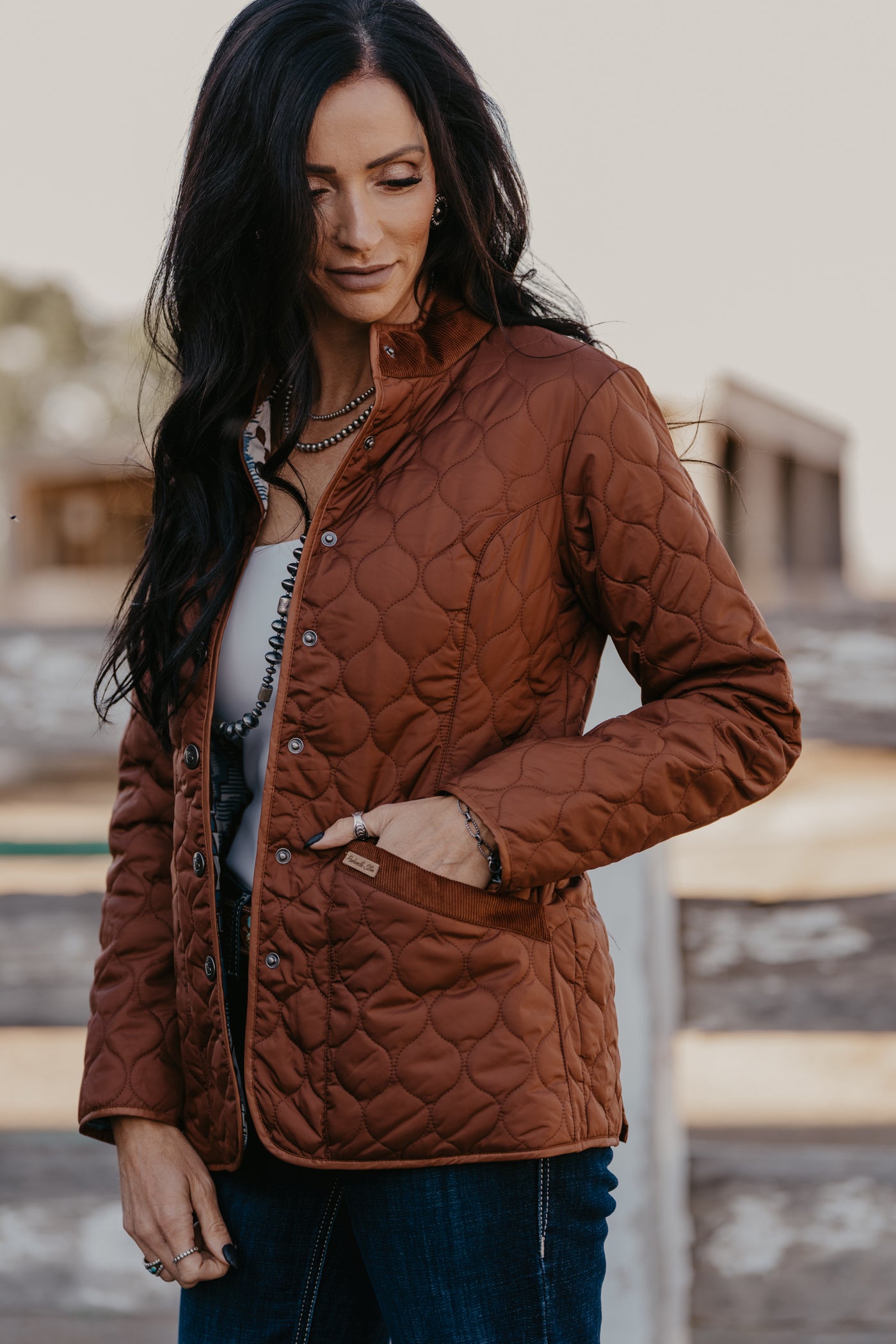 Creede Quilted Jacket - Copper