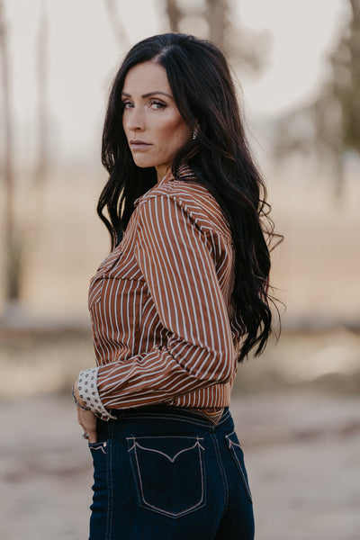 Ridley Pearl Snap Top