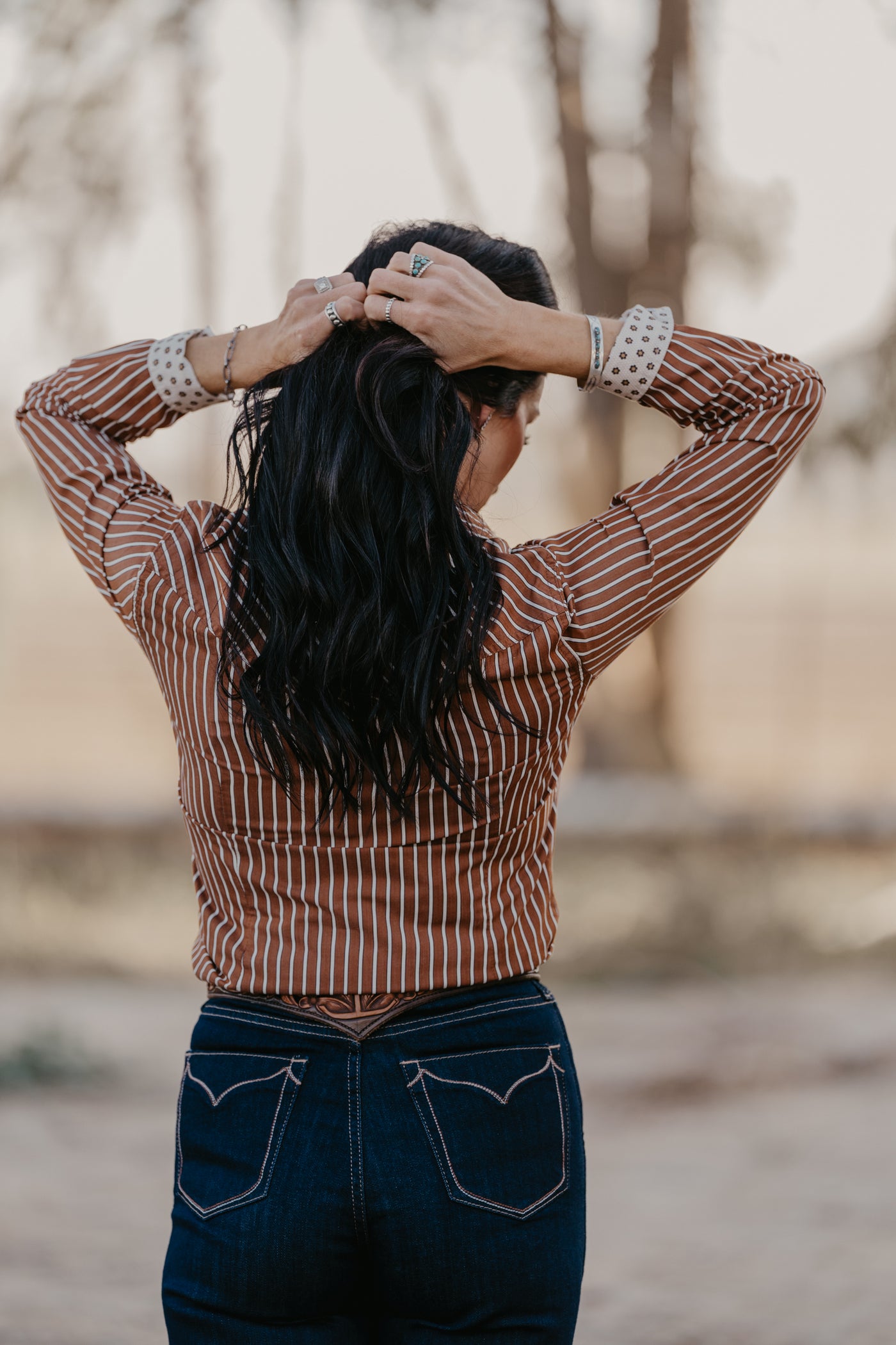 Ridley Pearl Snap Top