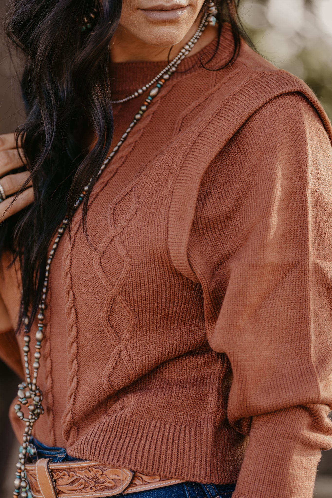 Benke Cable Knit Sweater