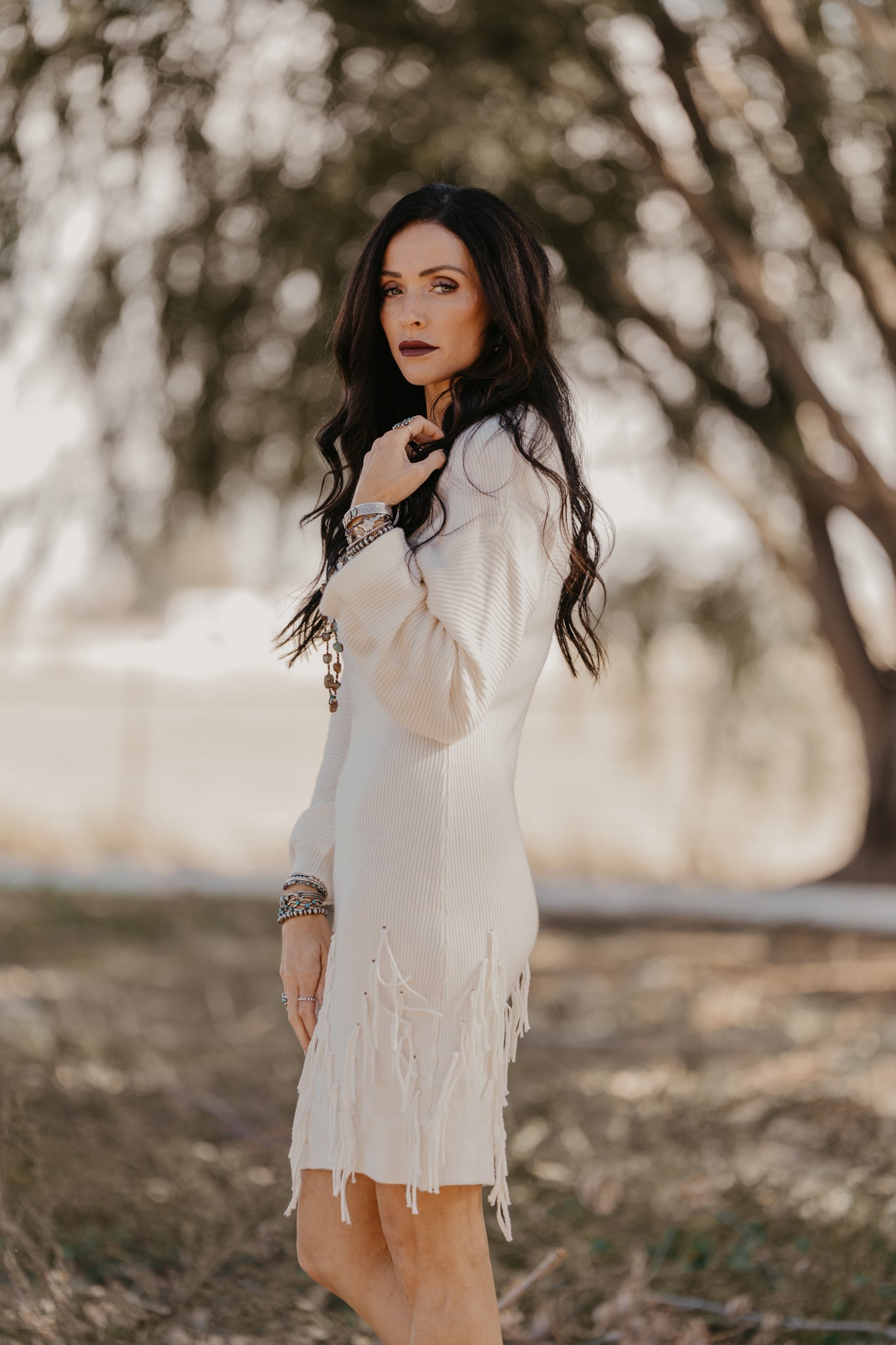 Holly Sweater Dress - Off White