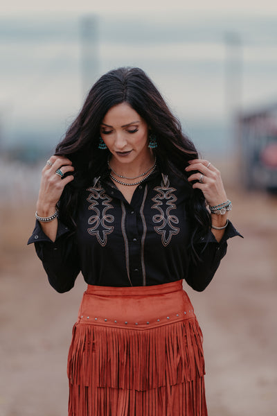 Beaumont Pearl Snap Top