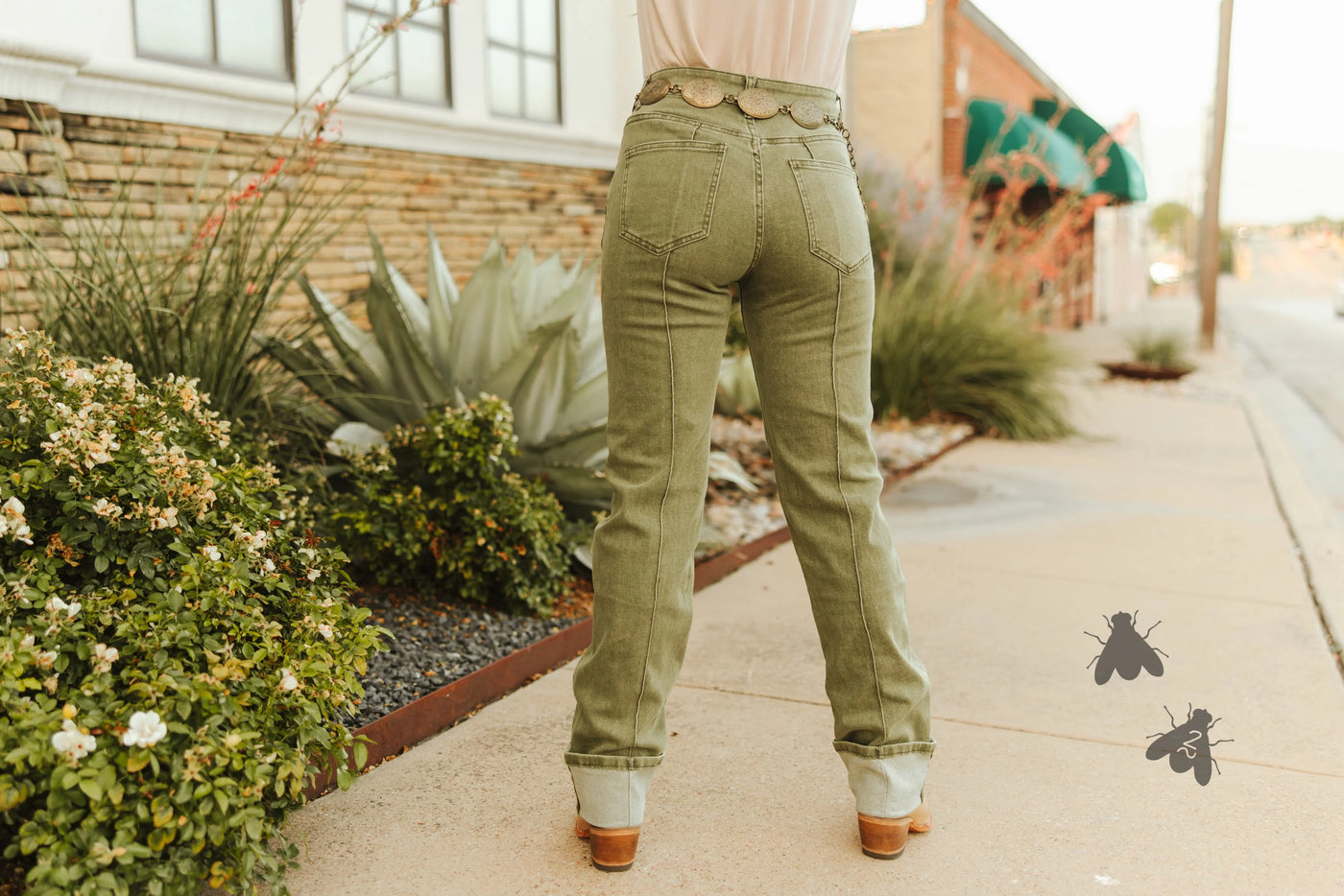 Line Drive Jeans - Agave