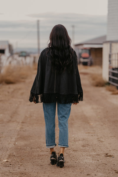 Cara Embroidered Cape