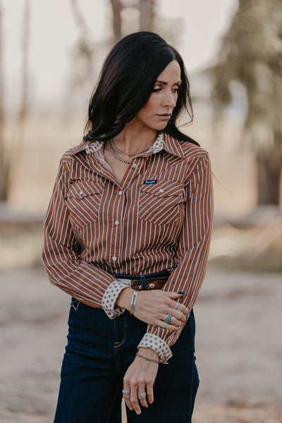 Ridley Pearl Snap Top