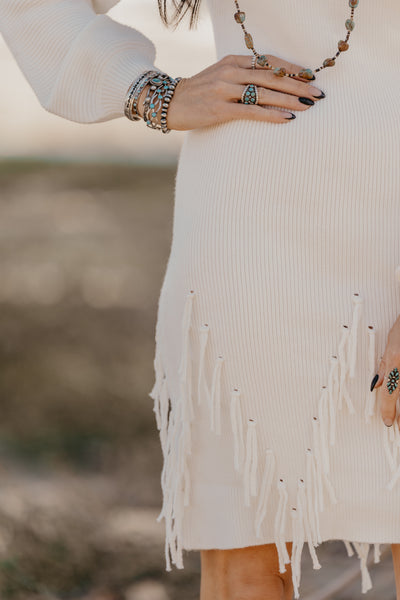 Holly Sweater Dress - Off White