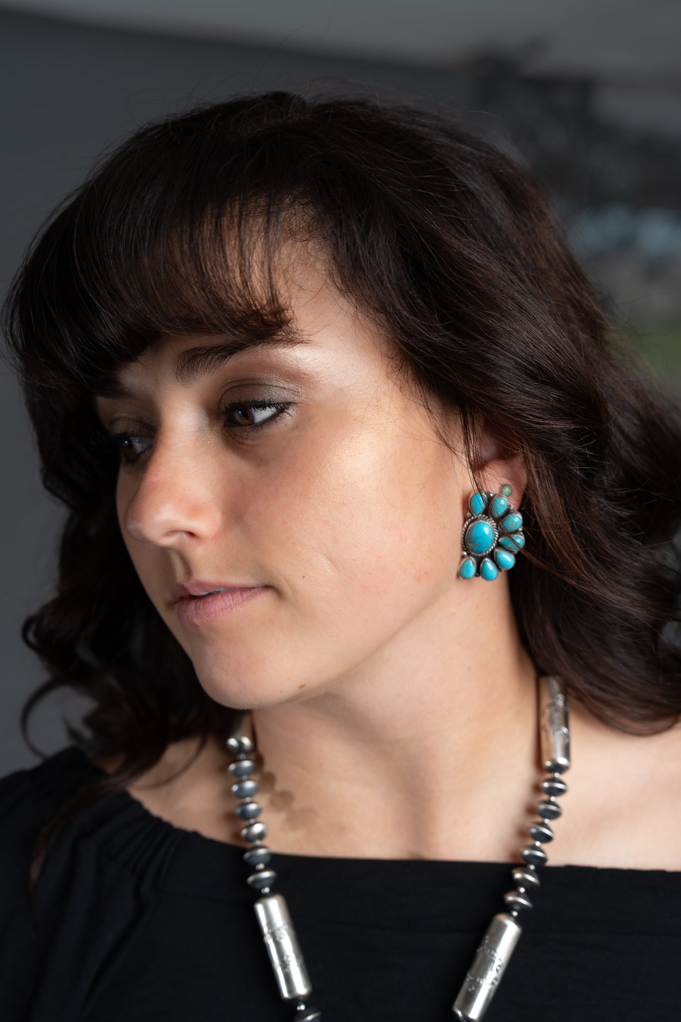 The Carmine Earrings - Turquoise