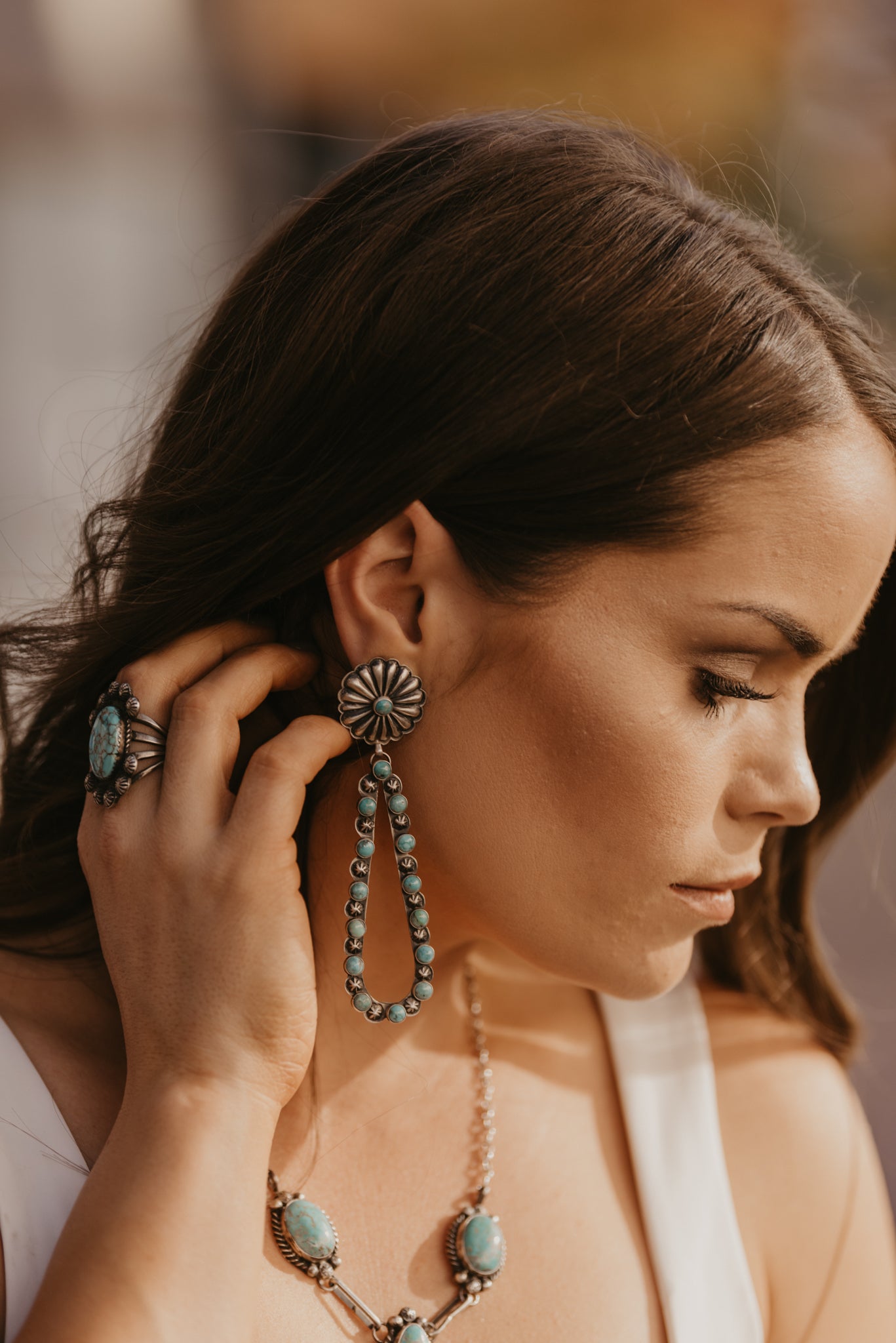 The Chesney Turquoise Earrings
