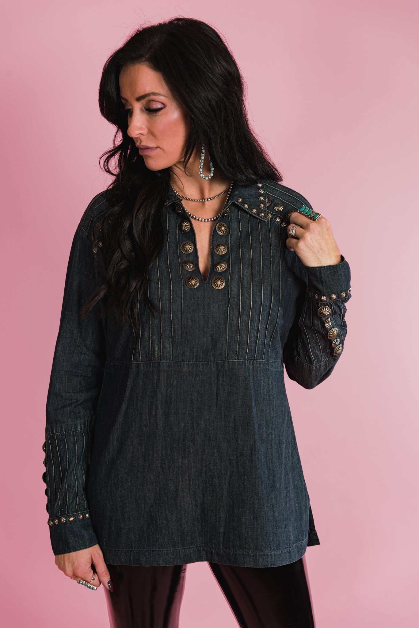 The Spencer Concho Tunic