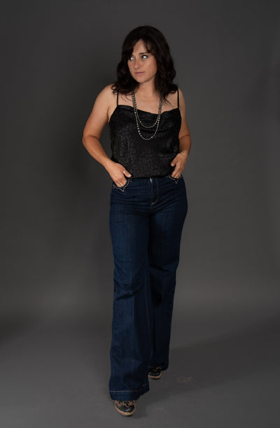 The Lexi Body Suit - Black Leopard