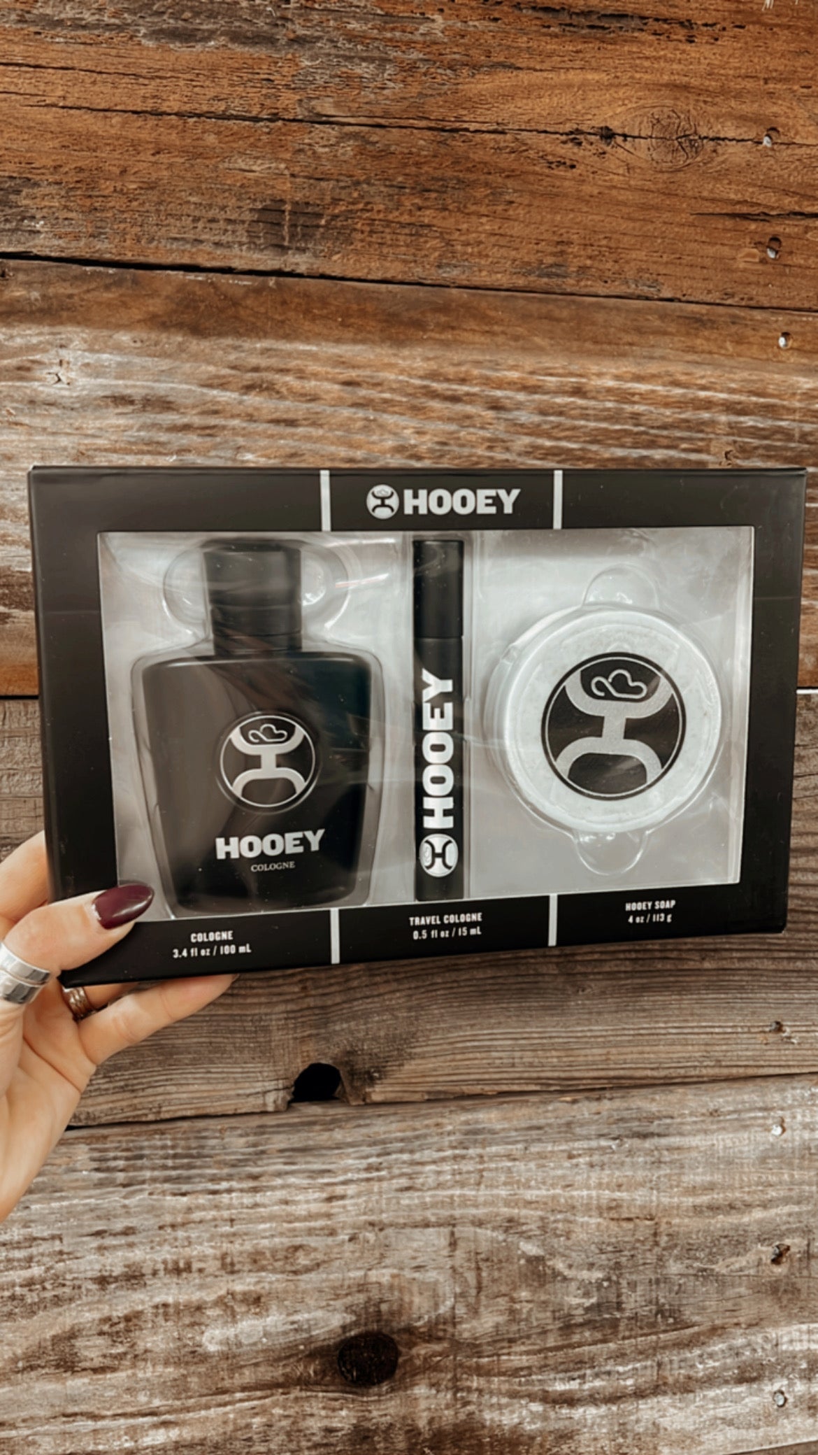 Men's Hooey Cologne Gift Set - Damaged
