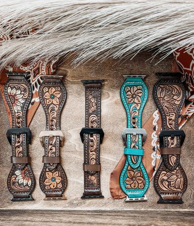 The Deadwood Leather Watchband