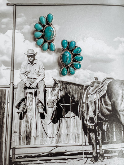 The Carmine Earrings - Turquoise