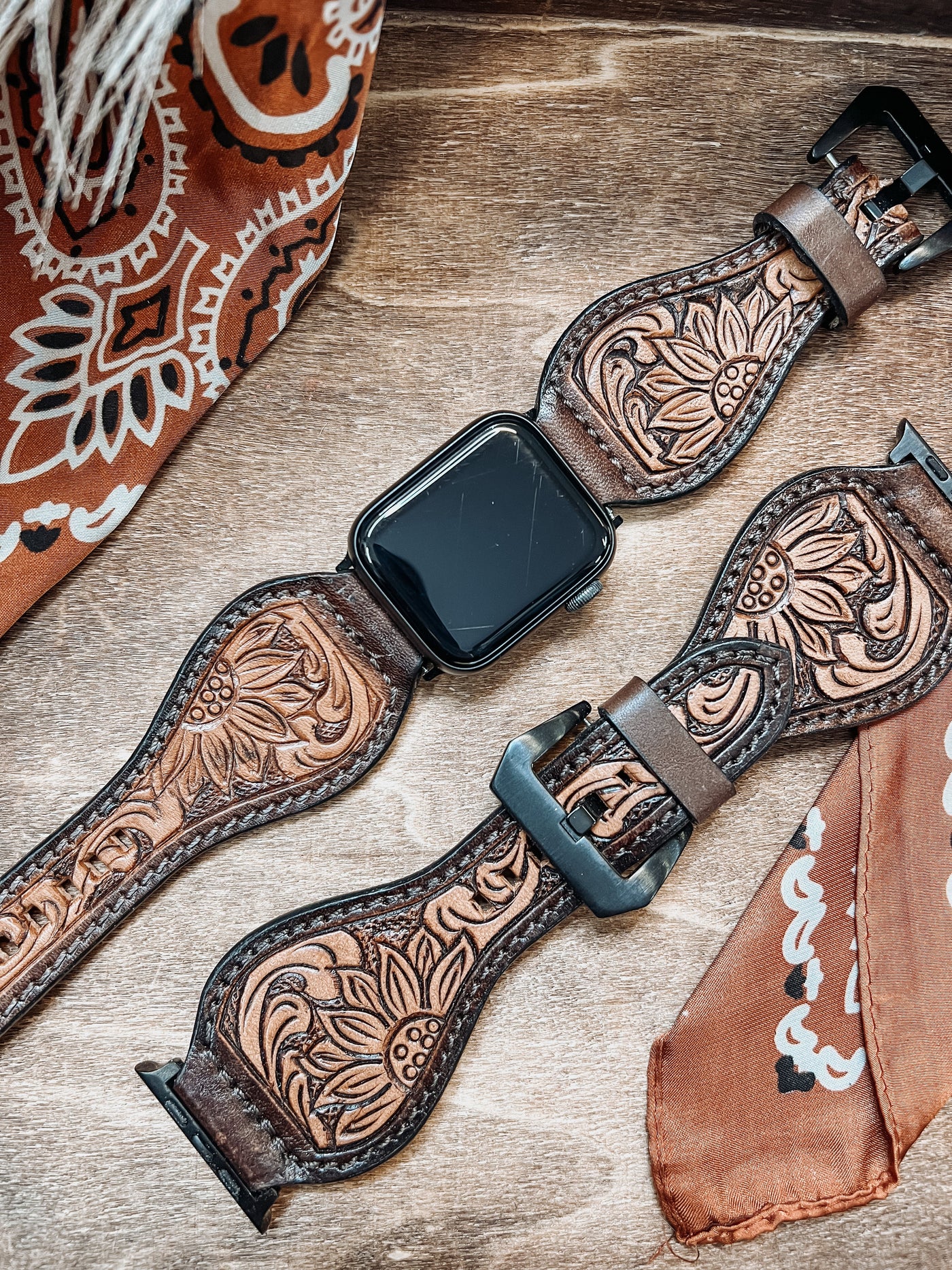 The Deadwood Leather Watchband