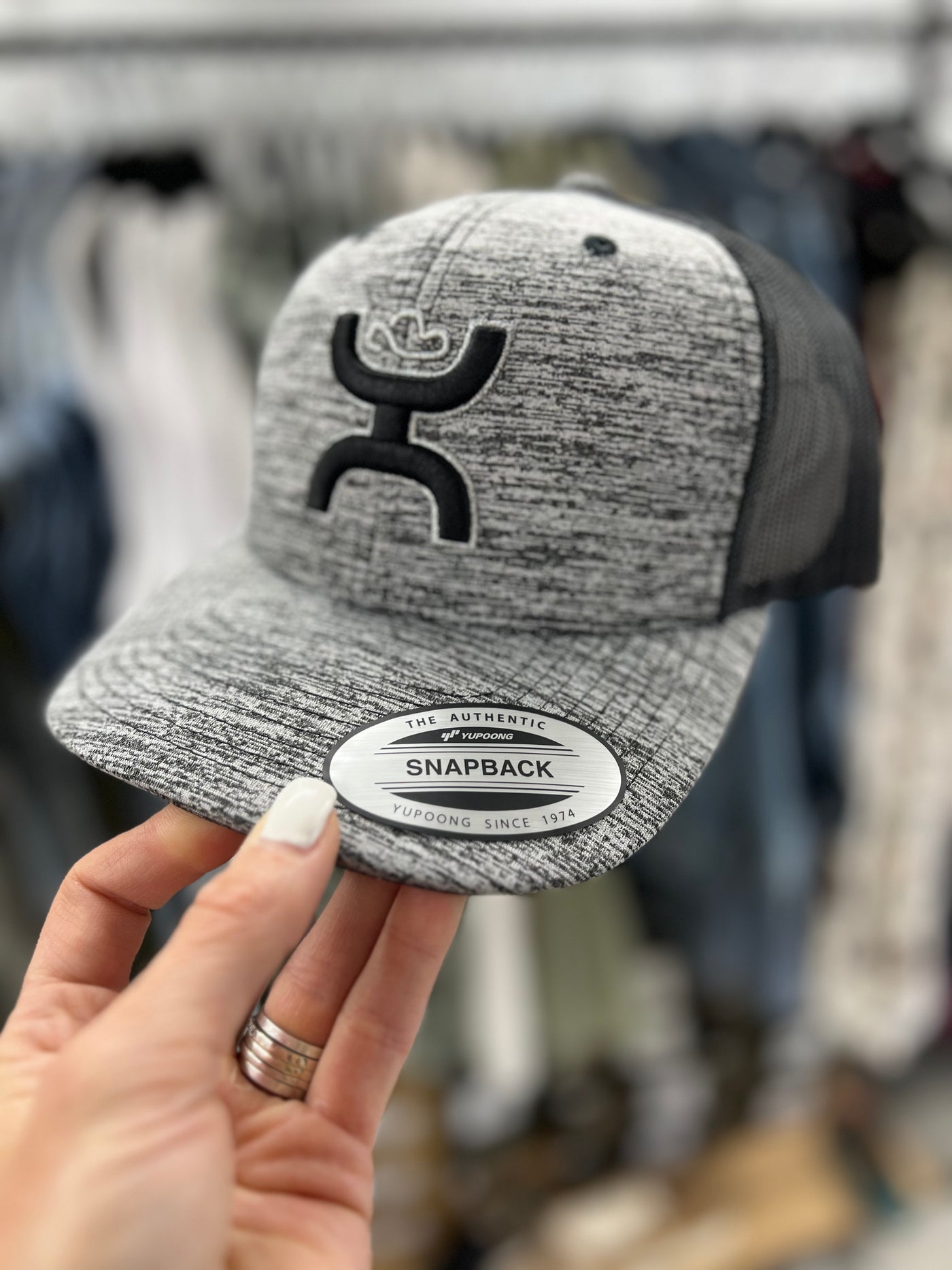 Sterling Hooey Trucker Hat - Grey Logo