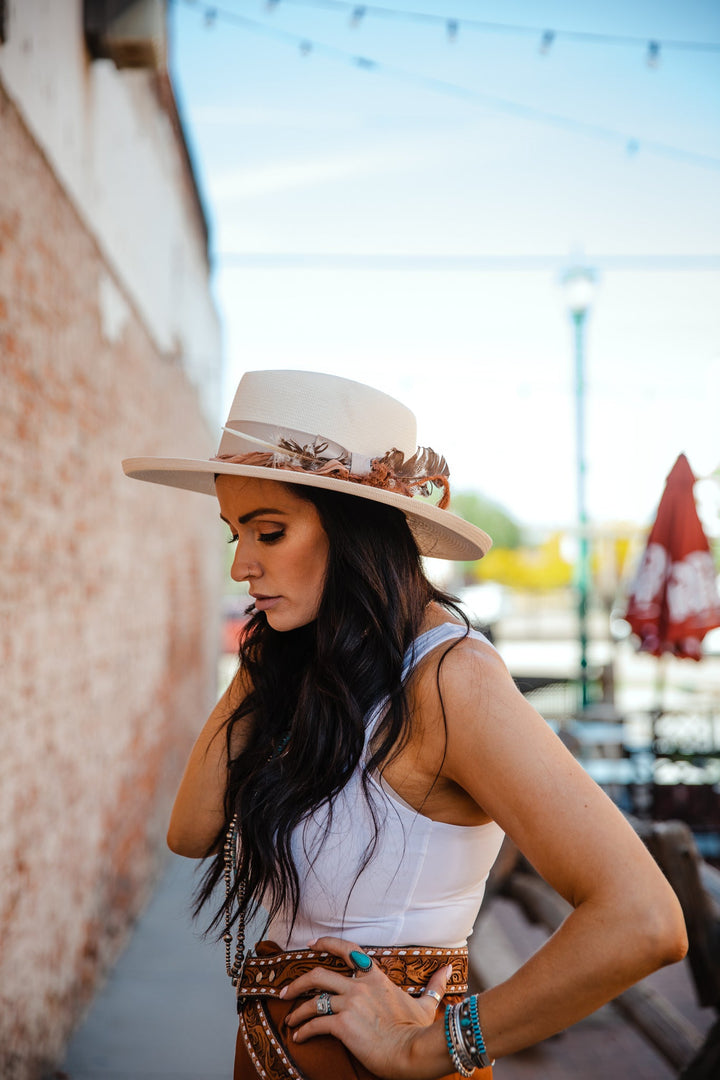 Kings Row Wide Brim Shantung Straw Hat by Stetson – Triangle T