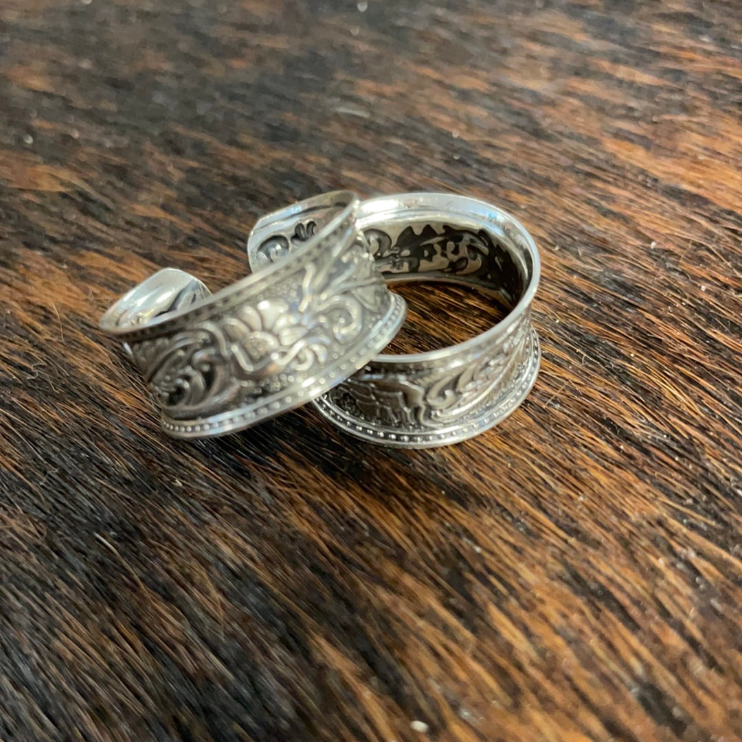 The Flower Girl Sterling Silver Ring