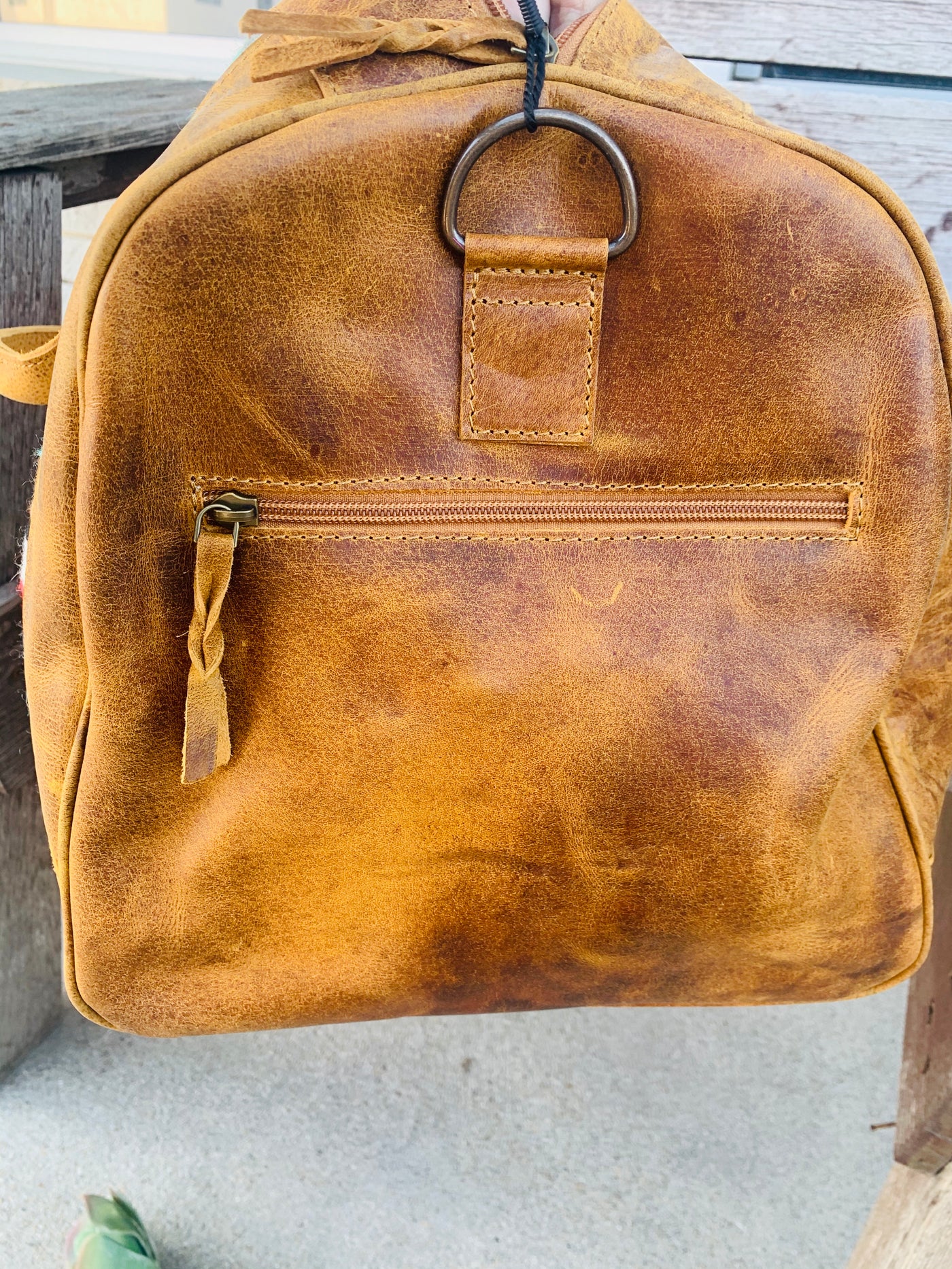 Travelin’ Man Cowhide Duffle Bag - The Cherokee - Triangle T Boutique