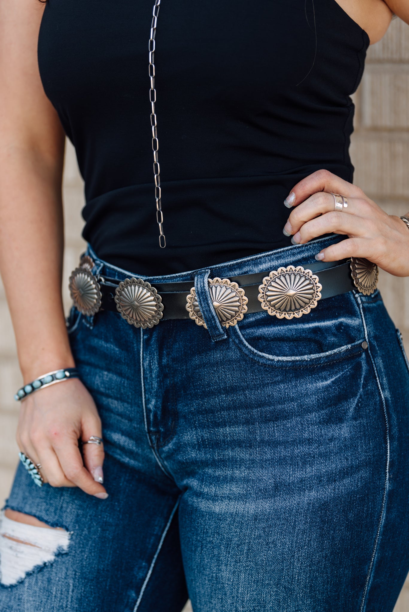 The Stemmons Concho Belt