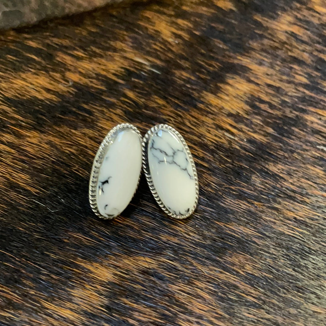 The Wendy Howlite Earrings