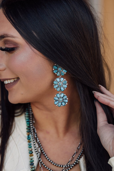 The Aniston Turquoise Earrings