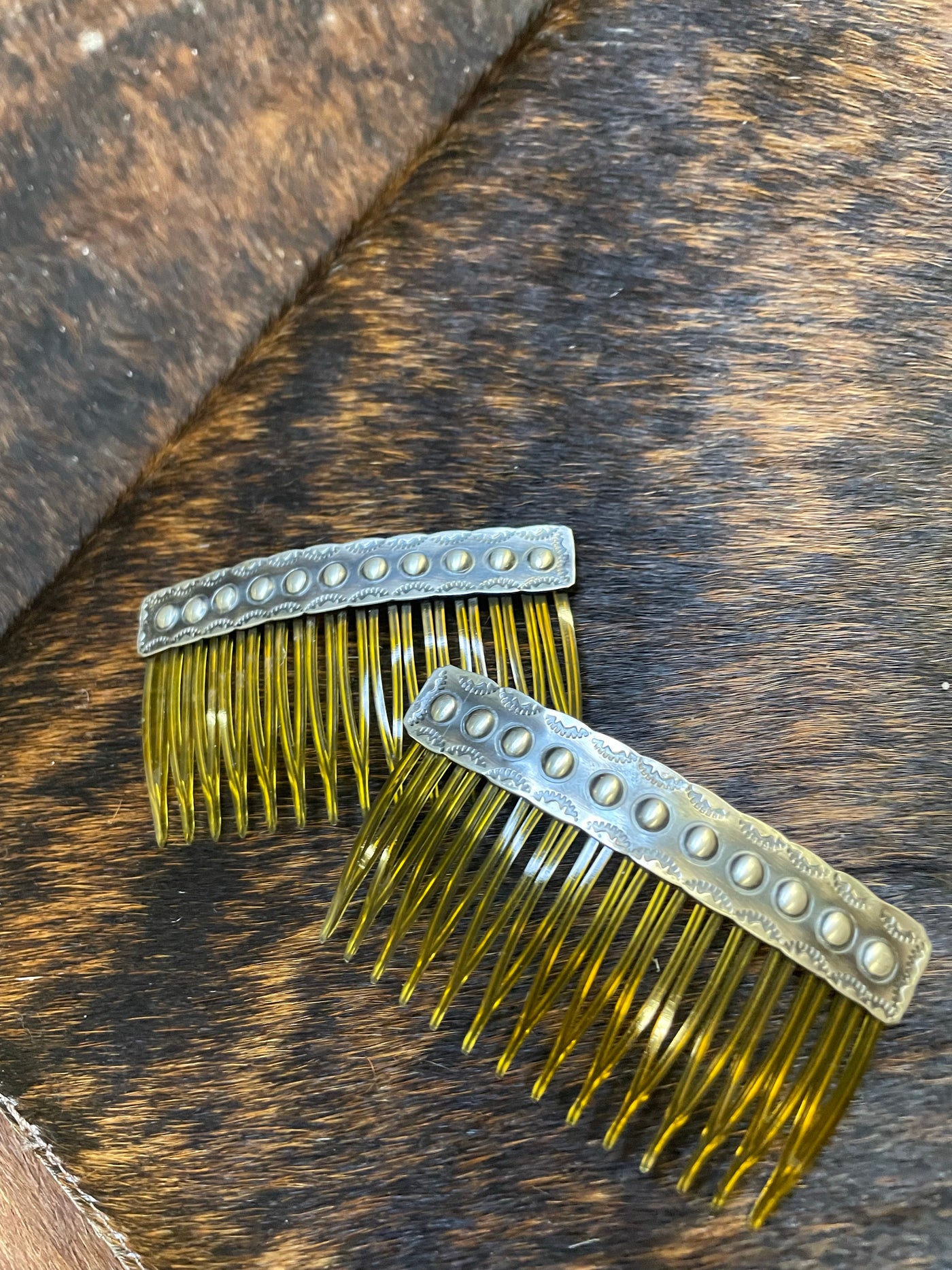 Silver Hair Combs