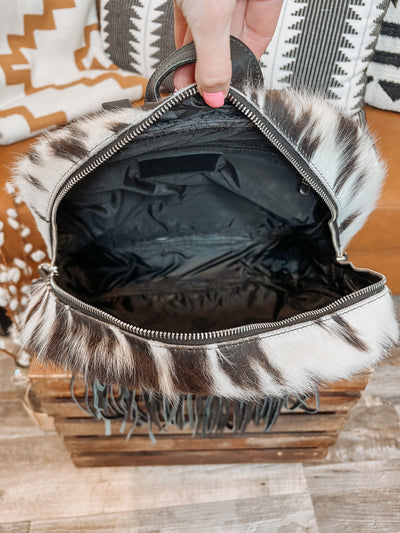 The Small Hayden Cowhide Backpack