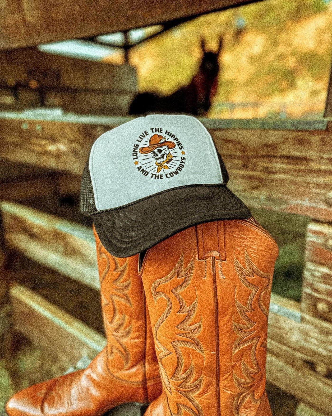 Hippies & Cowboys Trucker Hat