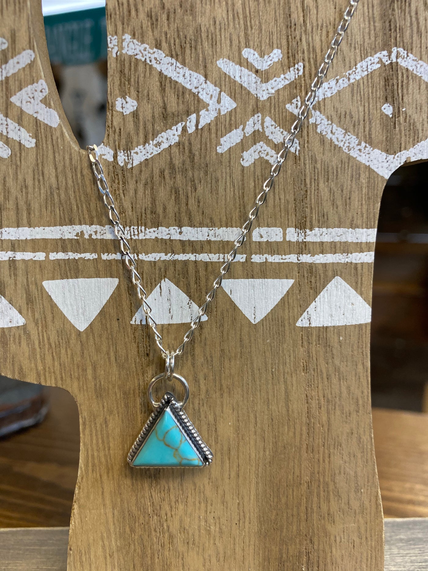 The Tombstone Turquoise Necklace - Triangle