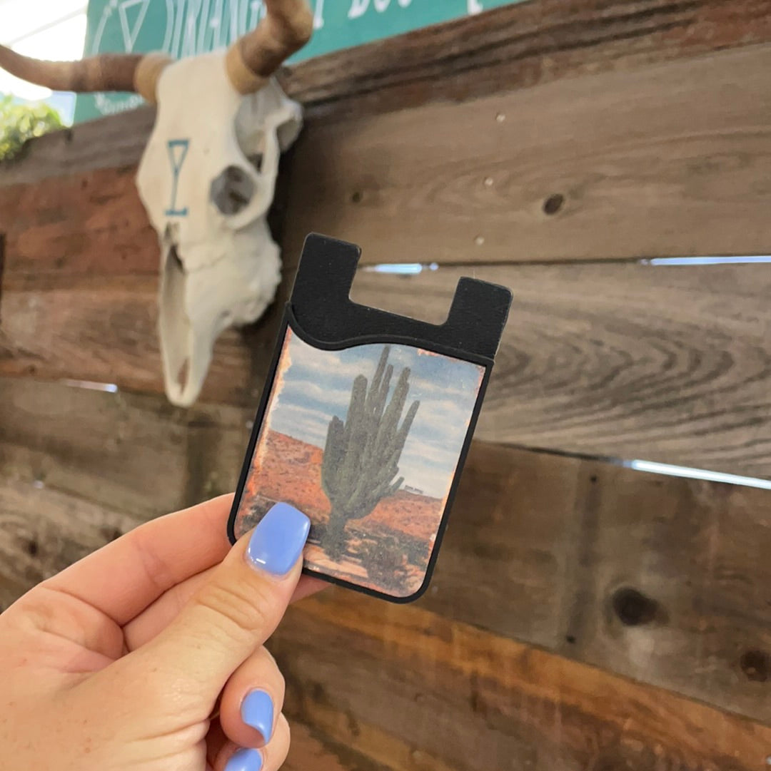 Phone Card Holder - Reno Cactus