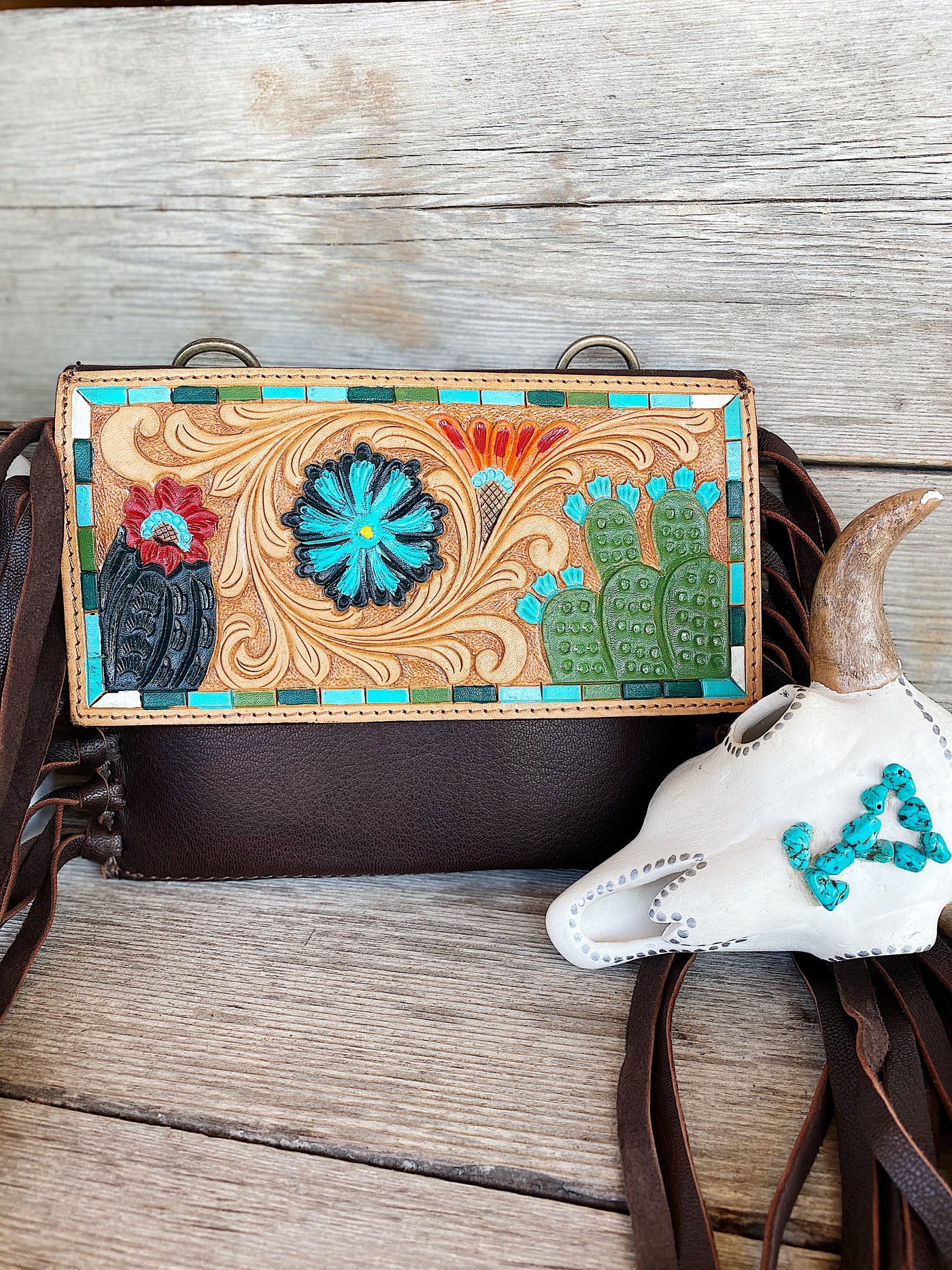 The Desert Gypsy Leather Purse