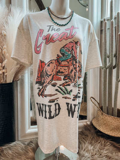 The Great Wild West T-Shirt Dress