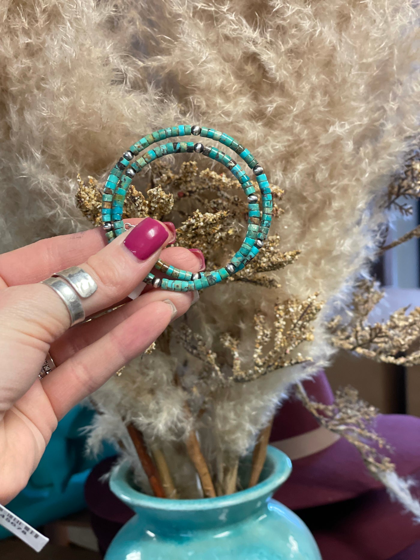 The Polly Turquoise Wrap Bracelet