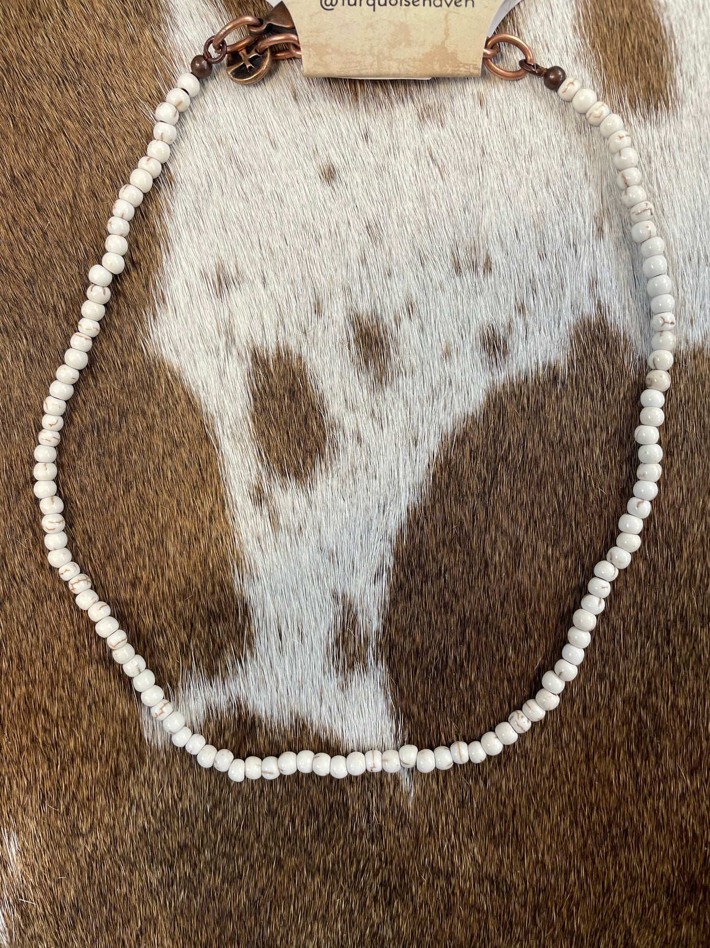 The Nebraska Necklace - White