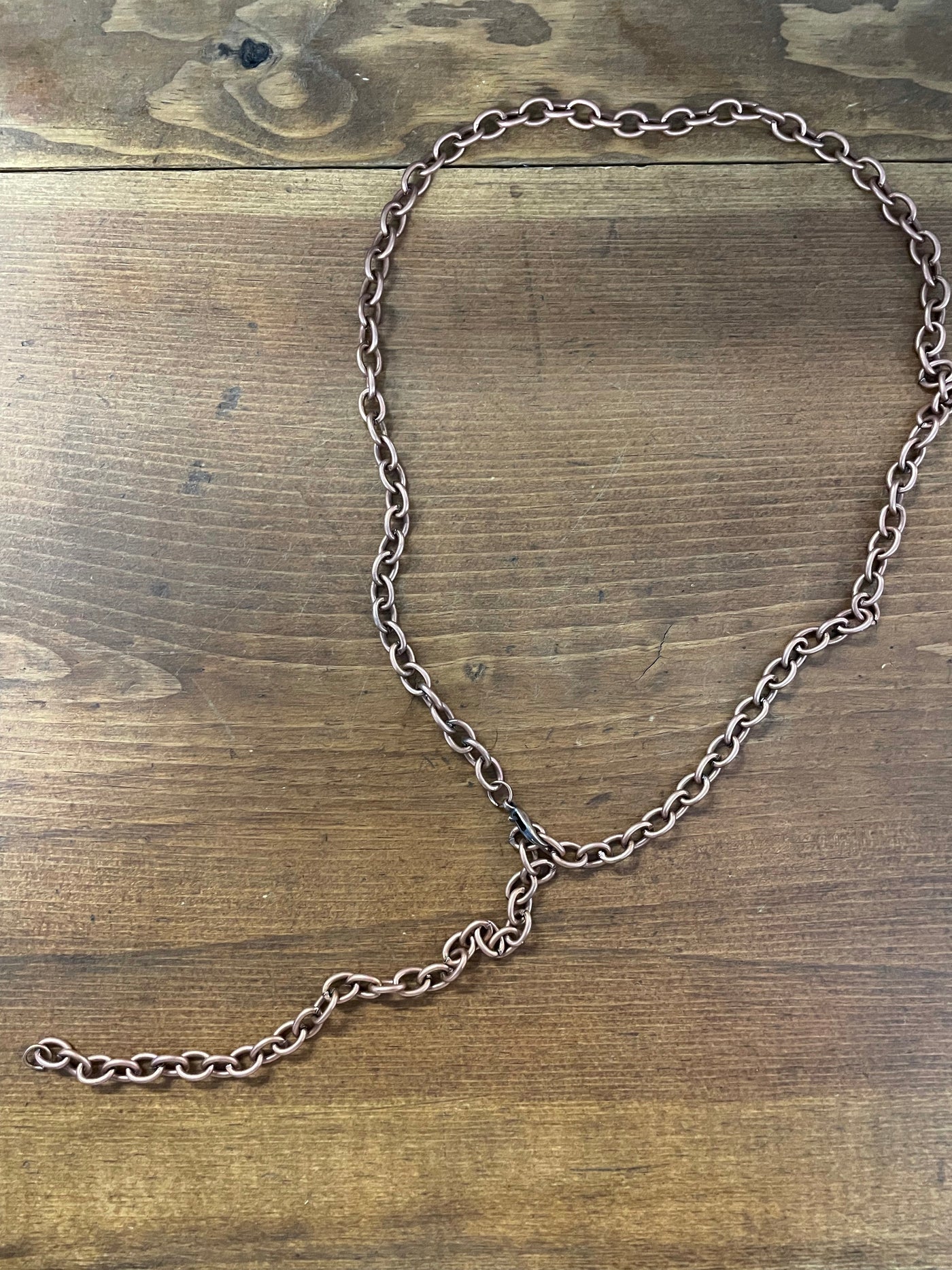 The Peyton Copper Lariat Chain