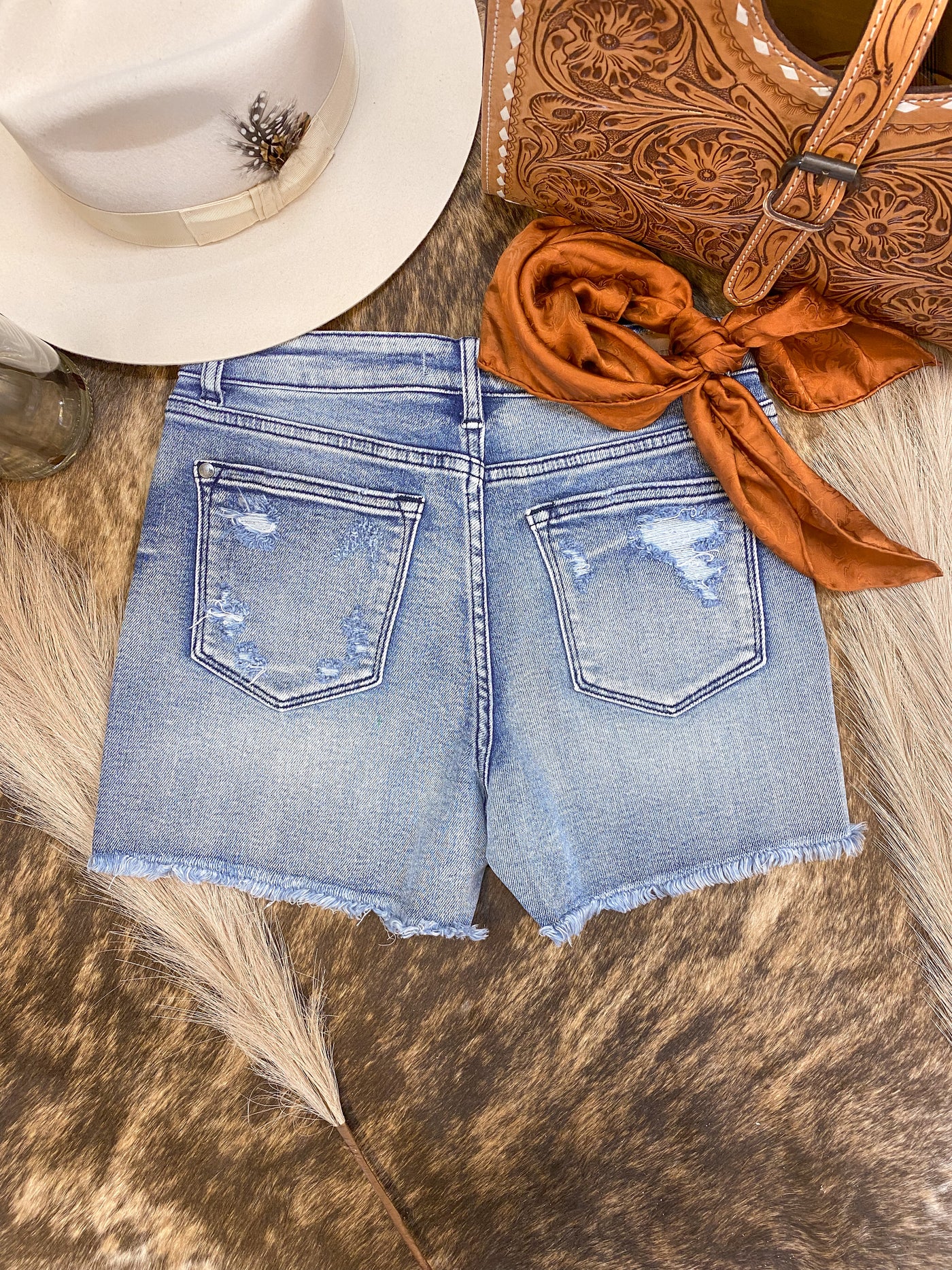 The Quincey Denim Shorts