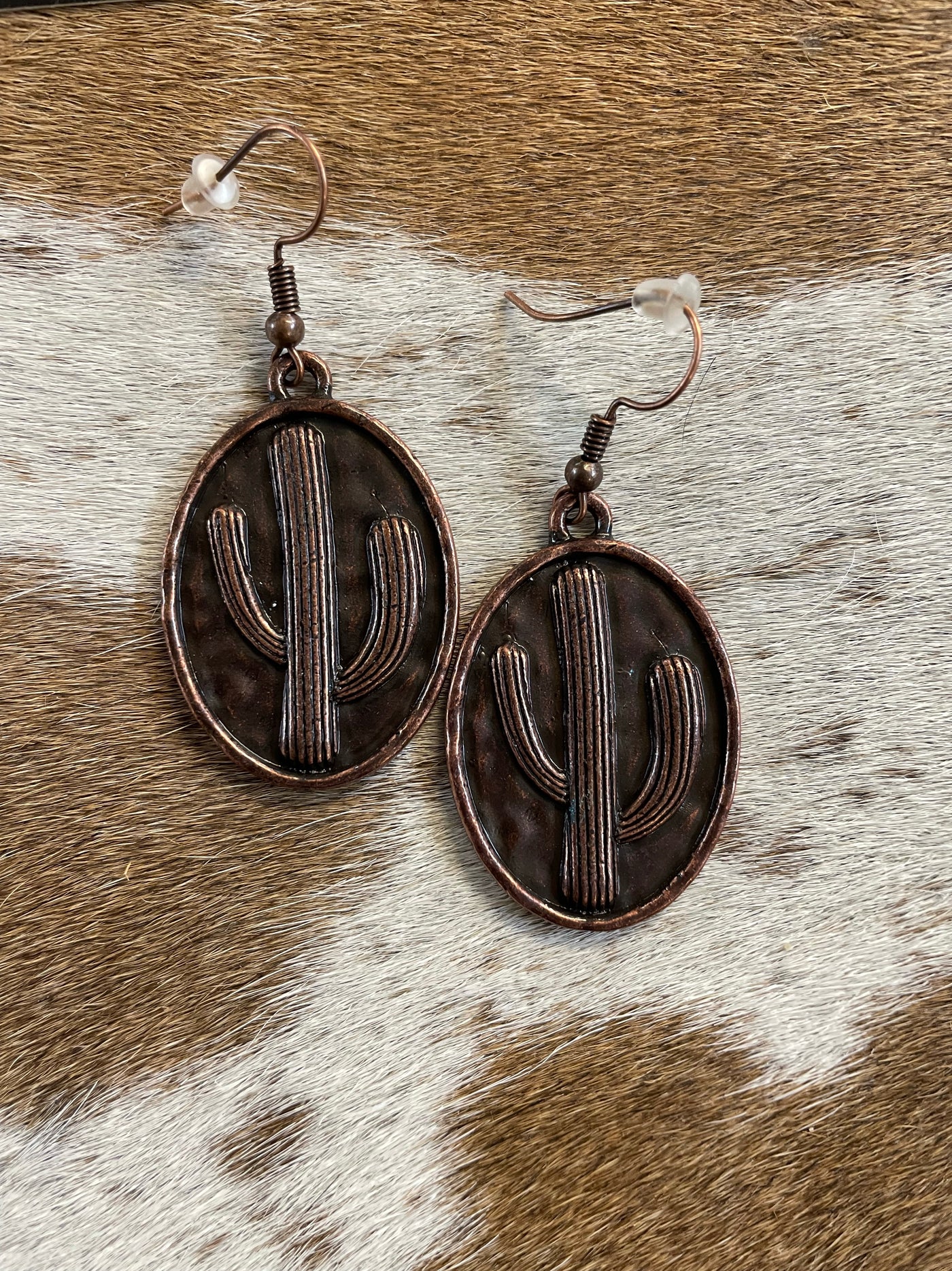The Carter Cactus Earrings - Copper
