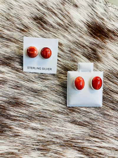 The Connie Coral Studs